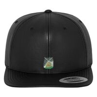 Full leather imitation snapback (6089FL) Vignette