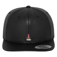 Full leather imitation snapback (6089FL) Vignette