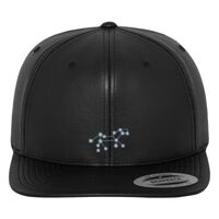 Full leather imitation snapback (6089FL) Vignette