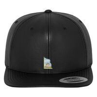 Full leather imitation snapback (6089FL) Vignette