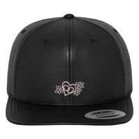 Full leather imitation snapback (6089FL) Vignette