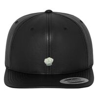 Full leather imitation snapback (6089FL) Vignette