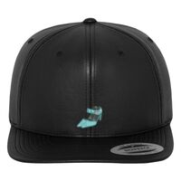Full leather imitation snapback (6089FL) Vignette