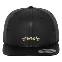 Full leather imitation snapback (6089FL) Vignette