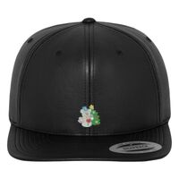 Full leather imitation snapback (6089FL) Vignette