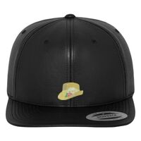 Full leather imitation snapback (6089FL) Vignette