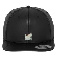 Full leather imitation snapback (6089FL) Vignette