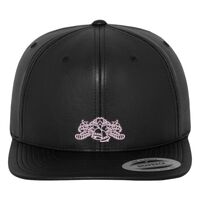 Full leather imitation snapback (6089FL) Vignette
