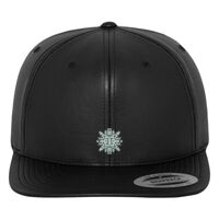 Full leather imitation snapback (6089FL) Vignette