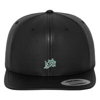 Full leather imitation snapback (6089FL) Vignette