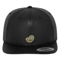 Full leather imitation snapback (6089FL) Vignette