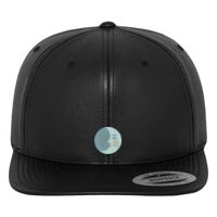 Full leather imitation snapback (6089FL) Vignette