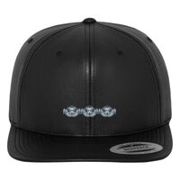 Full leather imitation snapback (6089FL) Vignette
