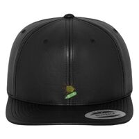 Full leather imitation snapback (6089FL) Vignette