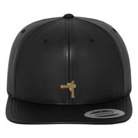 Full leather imitation snapback (6089FL) Vignette