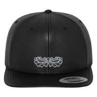 Full leather imitation snapback (6089FL) Vignette