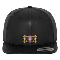 Full leather imitation snapback (6089FL) Vignette