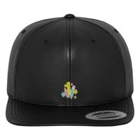 Full leather imitation snapback (6089FL) Vignette