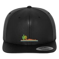 Full leather imitation snapback (6089FL) Vignette