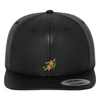 Full leather imitation snapback (6089FL) Vignette