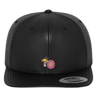 Full leather imitation snapback (6089FL) Vignette