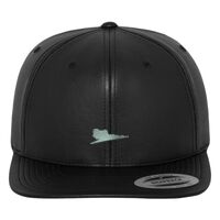 Full leather imitation snapback (6089FL) Vignette