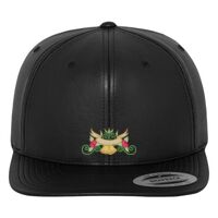 Full leather imitation snapback (6089FL) Vignette