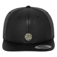 Full leather imitation snapback (6089FL) Vignette
