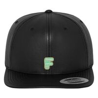 Full leather imitation snapback (6089FL) Vignette