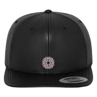 Full leather imitation snapback (6089FL) Vignette
