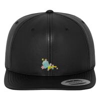 Full leather imitation snapback (6089FL) Vignette