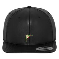 Full leather imitation snapback (6089FL) Vignette