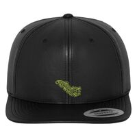 Full leather imitation snapback (6089FL) Vignette
