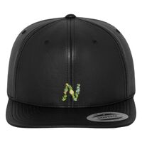 Full leather imitation snapback (6089FL) Vignette