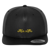 Full leather imitation snapback (6089FL) Vignette