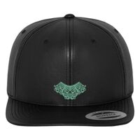 Full leather imitation snapback (6089FL) Vignette