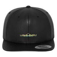 Full leather imitation snapback (6089FL) Vignette