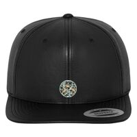 Full leather imitation snapback (6089FL) Vignette
