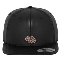 Full leather imitation snapback (6089FL) Vignette