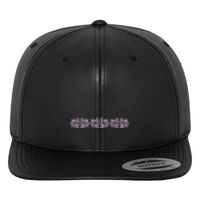 Full leather imitation snapback (6089FL) Vignette