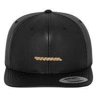 Full leather imitation snapback (6089FL) Vignette
