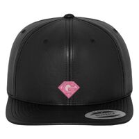 Full leather imitation snapback (6089FL) Vignette