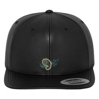 Full leather imitation snapback (6089FL) Vignette