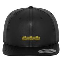 Full leather imitation snapback (6089FL) Vignette