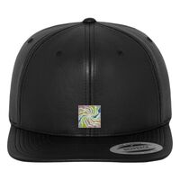 Full leather imitation snapback (6089FL) Vignette