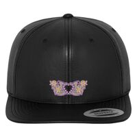 Full leather imitation snapback (6089FL) Vignette