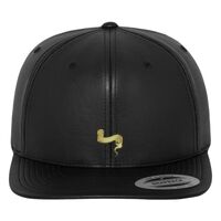Full leather imitation snapback (6089FL) Vignette