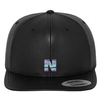 Full leather imitation snapback (6089FL) Vignette