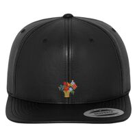 Full leather imitation snapback (6089FL) Vignette