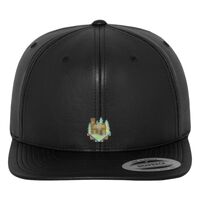 Full leather imitation snapback (6089FL) Vignette
